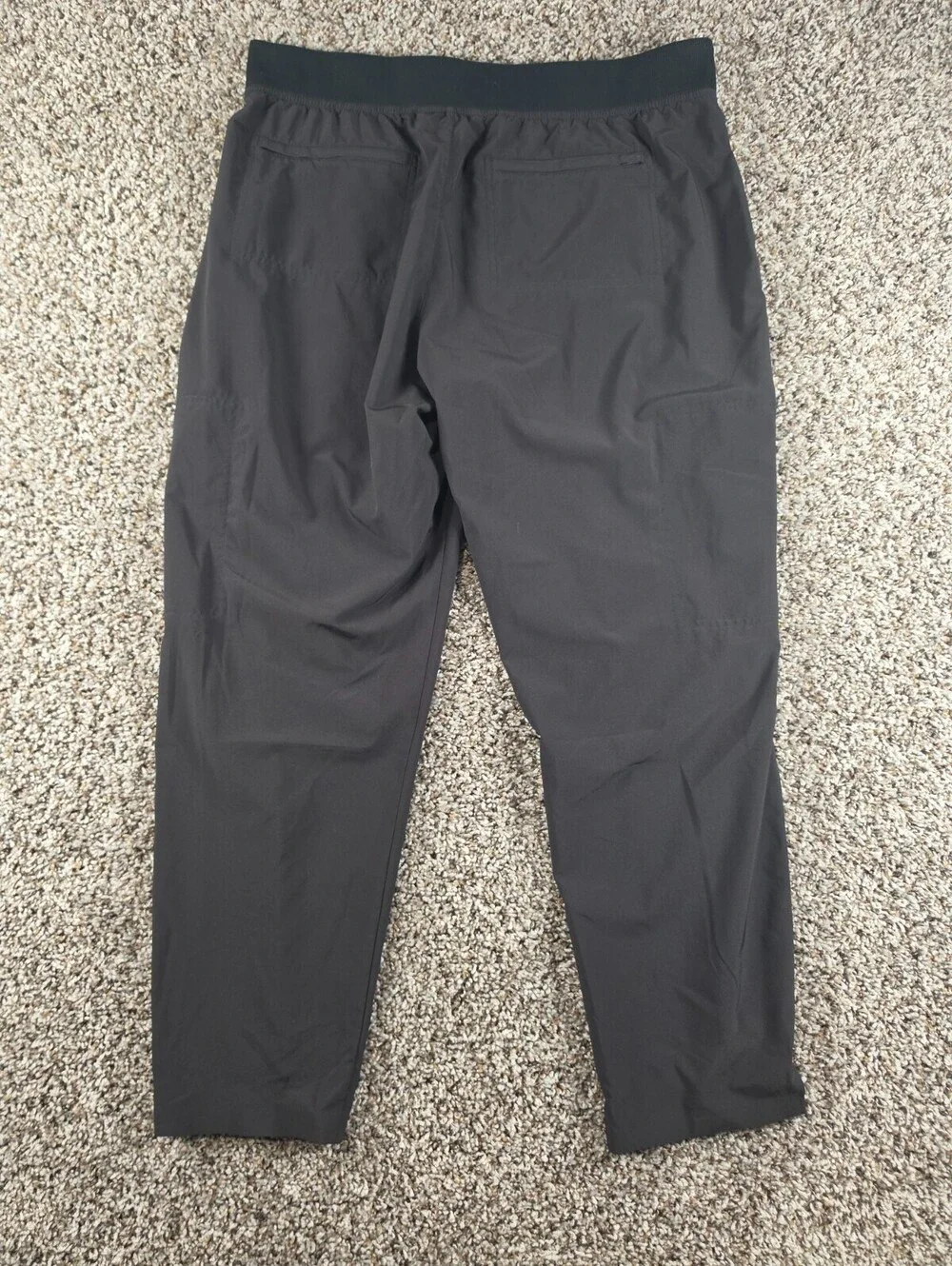 Athleta Womens Sz 14 Brooklyn Mid Rise Ankle Utility Pants Black